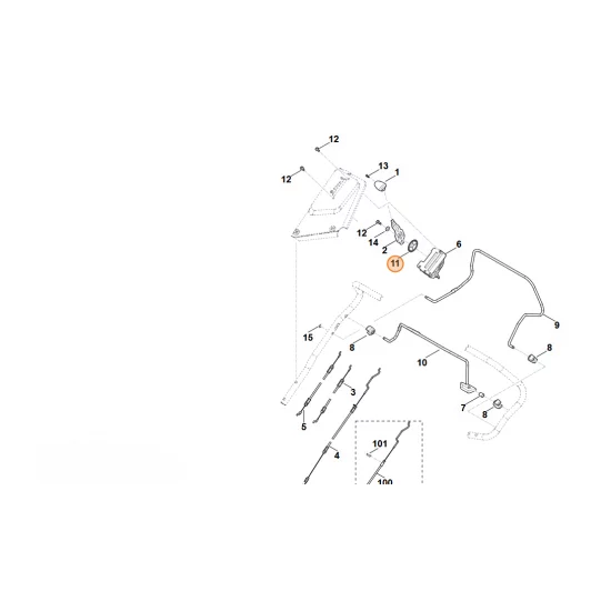 Stihl  Segment ustalający 6378 708 6200